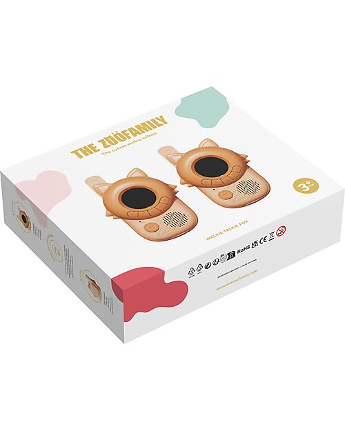 The Zoofamily Walkie Talkie Zoo - Volpe - dai 3 Anni Macchine Fotografiche