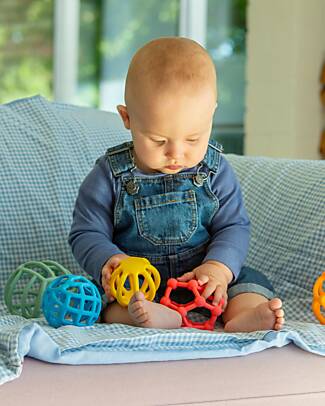 tickit 5 Palline Sensoriali Flessibili - Silicone Alimentare - Stimola la Creatività Massaggiagengive