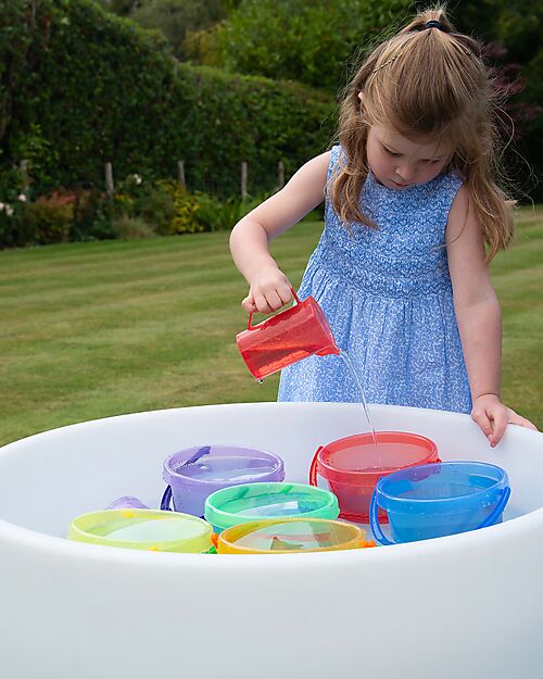 tickit Caraffe Traslucide - Arcobaleno - 6 Pezzi - 300 ml - 18m+ Giochi da Esterno_