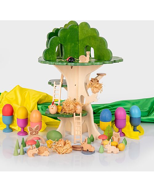 tickit Casa sull'Albero nel Bosco - Woodland Trail - Legno - da 3 Anni Giochi Montessoriani