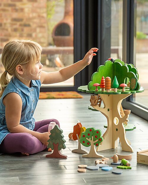 tickit Casa sull'Albero nel Bosco - Woodland Trail - Legno - da 3 Anni Giochi Montessoriani