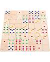 tickit Domino con Gioielli in Legno di Betulla FSC - 28 Pezzi - 11 x 5,5 cm - +2 Anni Giochi da Tavolo