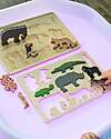 tickit Gioco Puzzle a Incastro in Legno di Betulla FSC - Animali Safari - 10 Pezzi - 12m+ Incastri in Legno