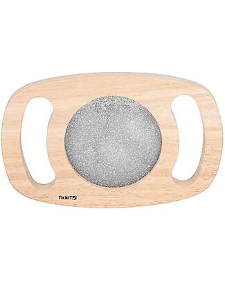 tickit Gioco Sensoriale in Legno - con Pannello Glitterato - Argento - da 12 Mesi Giochi Sensoriali_