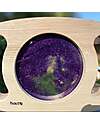 tickit Gioco Sensoriale in Legno - con Pannello Glitterato - Viola - da 12 Mesi Giochi Sensoriali_