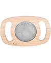 tickit Gioco Sensoriale in Legno di Gomma FSC - Easy Hold - con Pannello Glitterato - Argento - 12m+ Giochi Sensoriali_