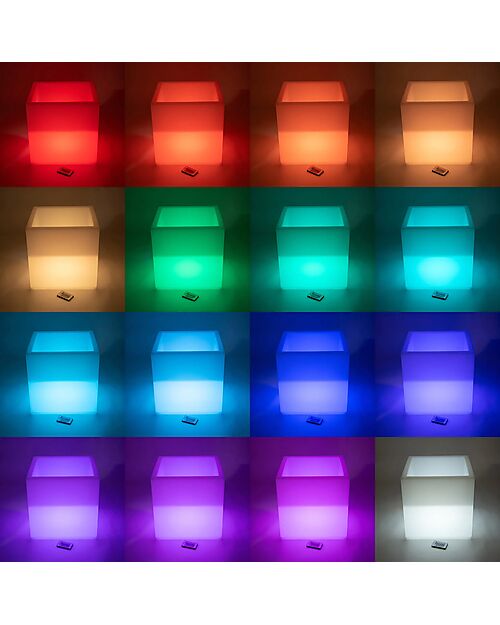 tickit Gioco Sensoriale Luminoso - Play Cube - 40 x 40 x 40 cm - con Alimentatore Giochi Sensoriali_