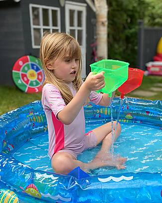 tickit Imbuti Traslucidi - Arcobaleno - 6 Pezzi - 13 x 13 x 10 cm - 18m+ Giochi da Esterno_