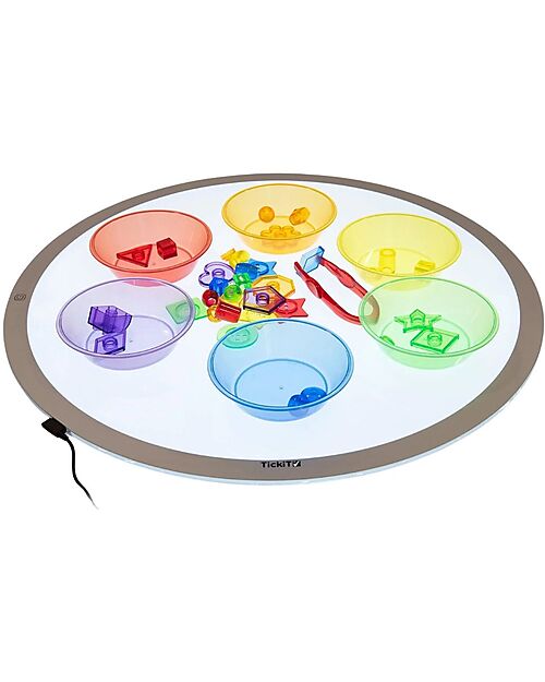 tickit Lavagna Luminosa LED - Diametro 60 cm - Stimola il Divertimento e la Conoscenza Sensoriale Lavagnette