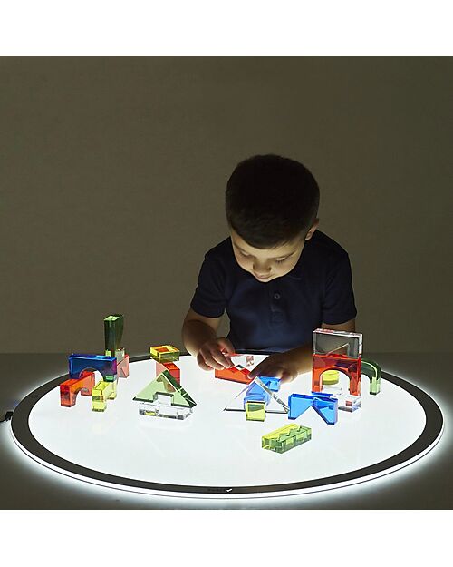 tickit Lavagna Luminosa LED - Diametro 60 cm - Stimola il Divertimento e la Conoscenza Sensoriale Lavagnette