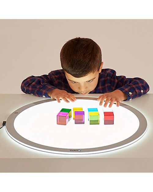 tickit Lavagna Luminosa LED - Diametro 60 cm - Stimola il Divertimento e la Conoscenza Sensoriale Lavagnette