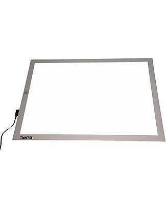 tickit Lavagna Luminosa LED - Formato A2 - 63,5 x 46 cm - Stimola il Divertimento e la Conoscenza Sensoriale Lavagnette