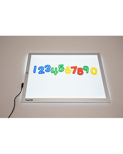 tickit Lavagna Luminosa LED - Formato A3 - 46 x 34 cm - Stimola il Divertimento e la Conoscenza Sensoriale Lavagnette