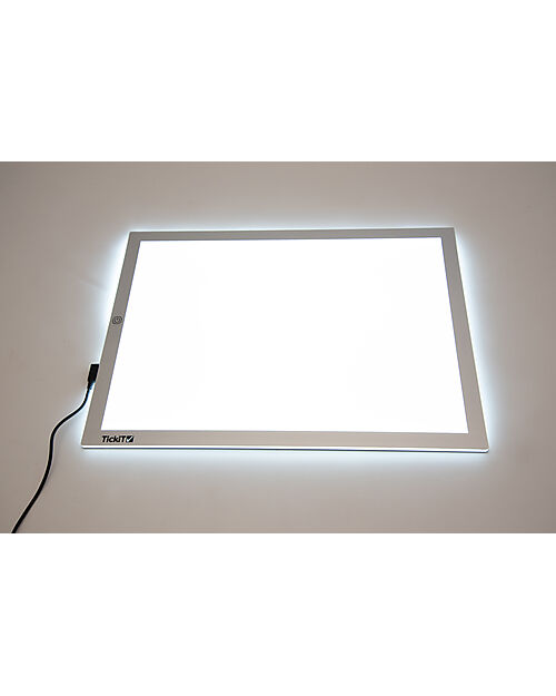 tickit Lavagna Luminosa LED - Formato A3 - 46 x 34 cm - Stimola il Divertimento e la Conoscenza Sensoriale Lavagnette