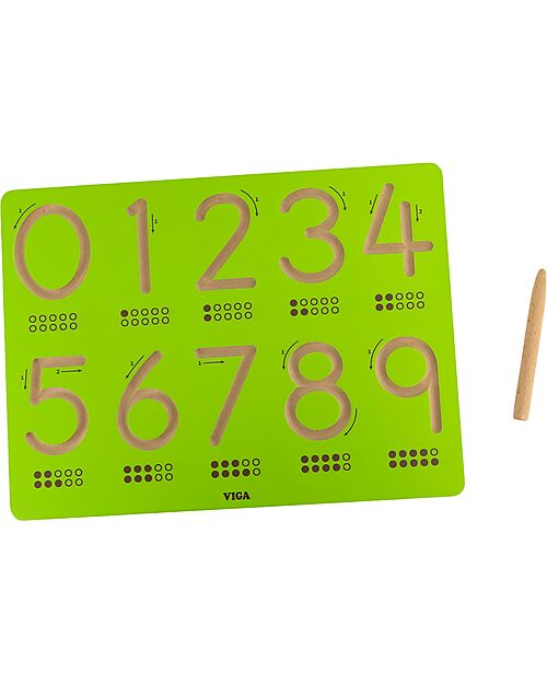 tickit Lavagna per Tracciare - Numeri - Matita Inclusa - 30 x 22,5 cm - +3 Anni Giochi STEM