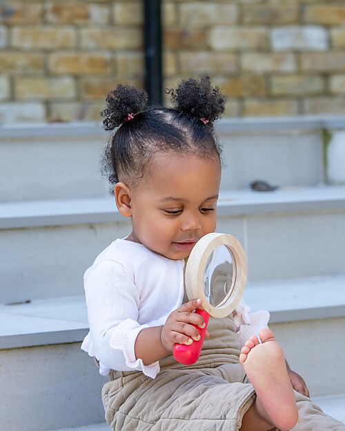 tickit Lente d'Ingrandimento - Legno Massiccio - dai 12 Mesi Giochi da Esterno_