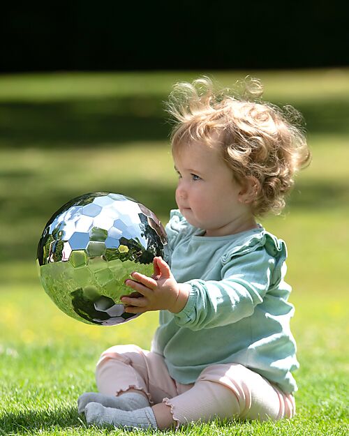 tickit Palla Sensoriale - Acciaio - Diametro 15 cm - 0+ Giochi Sensoriali_