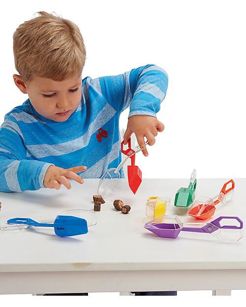 tickit Pinze con Manici a Forbice - Arcobaleno - 6 Pezzi - +3 Anni Giochi da Esterno_