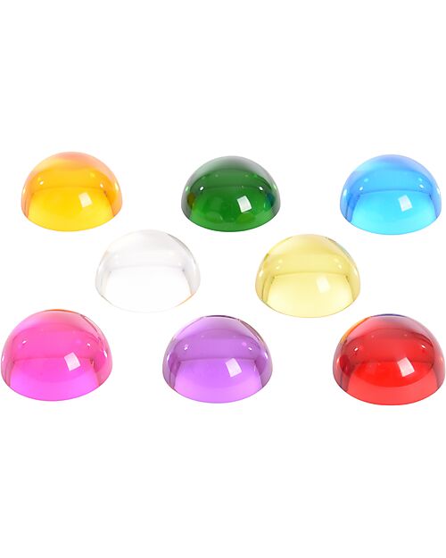 tickit Semisfere di Percezione - 8 Pezzi - Diametro 5 cm - 0+ Giochi Sensoriali_