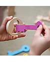 tickit Set 11 Chiavi - Arcobaleno - Legno di Faggio Massiccio - da 10 Mesi Giochi Sensoriali_