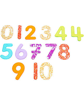 tickit Set 14 Numeri Glitterati per Lavagna Luminosa - Divertimento e Conoscenza Sensoriale Giochi Sensoriali_