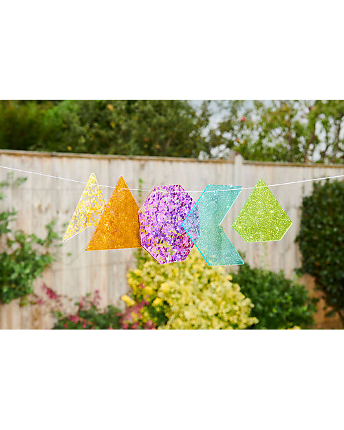 tickit Set 21 Forme Glitterate per Pannello Luminoso - Divertimento e Conoscenza Sensoriali Giochi Sensoriali_