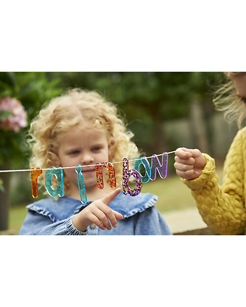 tickit Set 26 Lettere Glitterate per Lavagna Luminosa - Divertimento e Conoscenza Sensoriale Giochi Sensoriali_