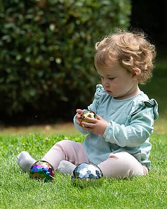 tickit Set 3 Palle Multisensoriali - Acciaio - Diametro da 6 a 10 cm - 0+ Giochi Sensoriali_