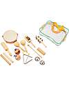 tickit Set di Percussioni in Legno - 16 Pezzi - +3 Anni Strumenti Musicali
