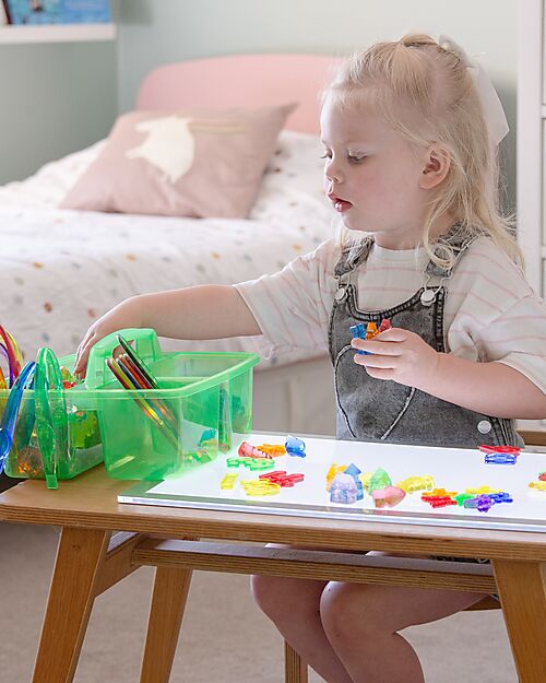 tickit Set di Scoperta Traslucidi - 245 Pezzi - da 3 Anni - Per Lavagna Luminosa Giochi Sensoriali_