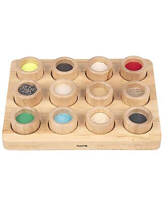 tickit Set Gioco Sensoriale e di Abbinamento - Touch & Match Board - 12 Pedine - da 3 Anni Giochi Sensoriali_
