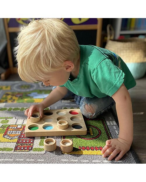 tickit Set Gioco Sensoriale e di Abbinamento - Touch & Match Board - 12 Pedine - da 3 Anni Giochi Sensoriali_
