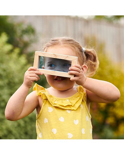 tickit Set Gioco Sensory Blocks - 16 Blocchi e 4 Forme - in Legno - da 12 Mesi Costruzioni in Legno