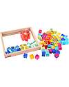 tickit Set Gioco Vassoio con Specchio e Gemme - 100 Pezzi - dai 3 Anni - Per Lavagna Luminosa Giochi Sensoriali_