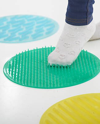 tickit Set Silishapes Cerchi - Silicone Alimentare - Differenti Superfici Tattili - +3 Anni Giochi Sensoriali_