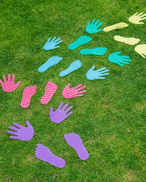 tickit Set Silishapes Mani e Piedi - Silicone Alimentare - Differenti Superfici Tattili - +3 Anni Giochi Sensoriali_