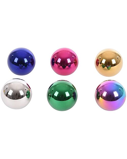 tickit Sfere Misteriose Sensoriali Riflettenti - Blu/Verde/Oro/Rosa/Argento/Burst Specchiato - 6 Palline - Adatto a Tutte le Età Giochi Sensoriali_