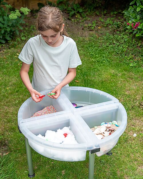 tickit Tavolino con Vassoi a Quadranti Discovery - H 45 cm - +3 Anni Giochi Sensoriali_