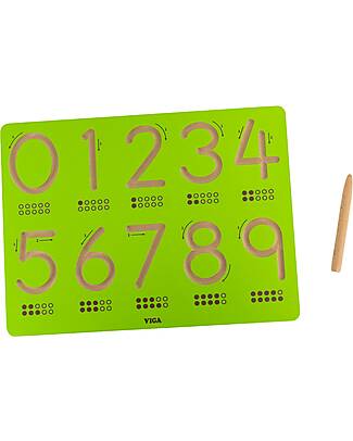 tickit Tracing Board - Numbers - Pencil Included - 30 x 22.5 cm - +3 Years STEM toys