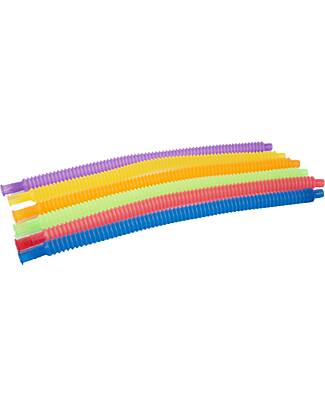 tickit Tubi Sensoriali Elastici - Arcobaleno - 6 Pezzi Giochi Sensoriali_