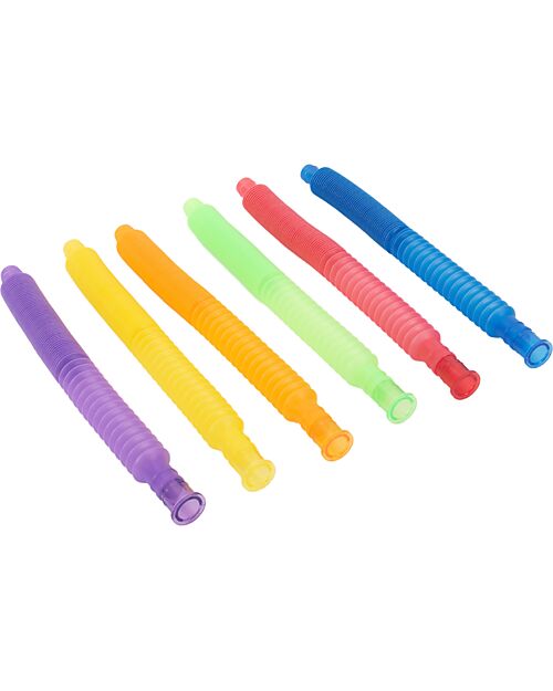 tickit Tubi Sensoriali Elastici - Arcobaleno - 6 Pezzi Giochi Sensoriali_