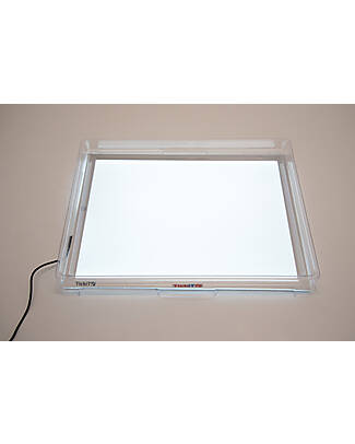 tickit Vassoio/Cover Trasparente per Lavagna Luminosa A3 - 49 x 37 cm Giochi Sensoriali_