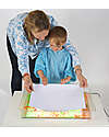 tickit Vassoio Exploration Light - A3 - Policarbonato Trasparente - Infinite Esperienze di Gioco Giochi Sensoriali_