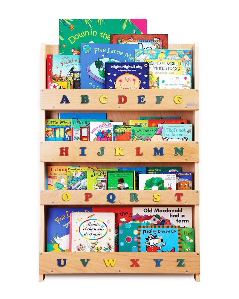 Tidy Books Libreria Frontale per Bambini - Lettere 3D - Naturale Lettere  Maiuscole unisex (bambini)