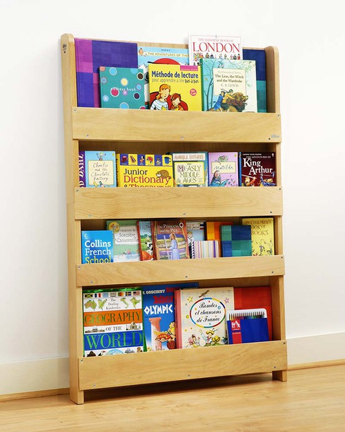 Tidy Books Libreria Montessoriana Frontale per Bambini in Legno - Bianco Librerie Montessoriane