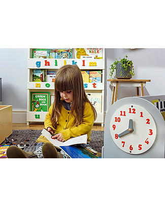 Tidy Books Libreria Montessoriana Frontale Portatile per Bambini - 34x54x28cm - Grigio chiaro Librerie Montessoriane