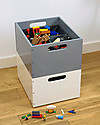 Tidy Books Sorting Box, Contenitore in Legno per Giocattoli, Bianco Panna - 40 x 30 x 24 cm Contenitori Porta Giochi