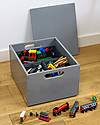 Tidy Books Sorting Box, Contenitore in Legno per Giocattoli, Grigio Scuro - 40 x 30 x 24 cm Contenitori Porta Giochi