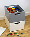 Tidy Books Sorting Box, Contenitore in Legno per Giocattoli, Grigio Scuro - 40 x 30 x 24 cm Contenitori Porta Giochi