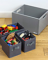 Tidy Books Sorting Box, Contenitore in Legno per Giocattoli, Grigio Scuro - 40 x 30 x 24 cm Contenitori Porta Giochi